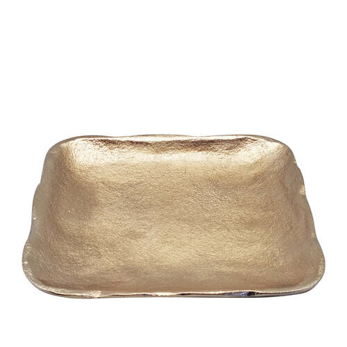 J.Elliot Home Safiya Square Serving Tray 18x18cm Gold