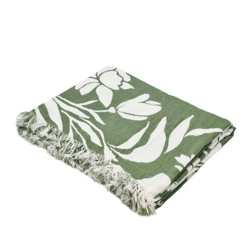 J.Elliot Home Jasmine Couch Throw 130x160cm Forest