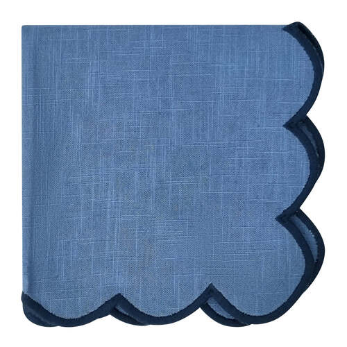 4pc J.Elliot Home Sally Napkin 45x45cm Dusty Blue