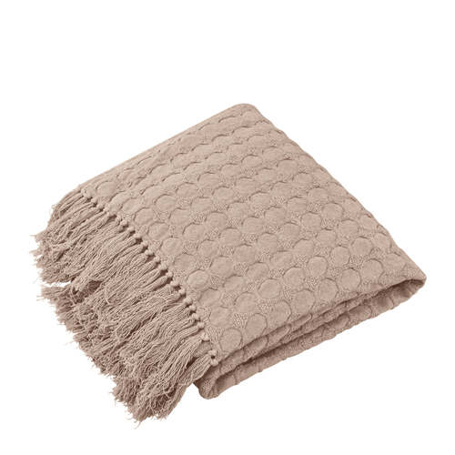 J.Elliot Home Warren Couch Throw Blanket 130x160cm Nude