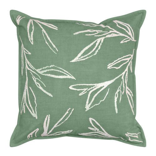 J.Elliot Home Vanessa Cushion 50x50cm Forest & Ivory