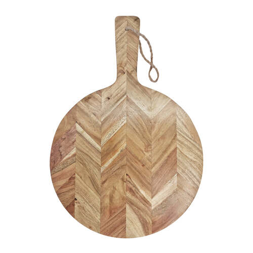 J.Elliot Home Tyrone Serving Board Round 50x34cm Natural