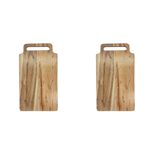 2PK J.Elliot Home Justin Serving Board Rectangle 35x20cm Natural