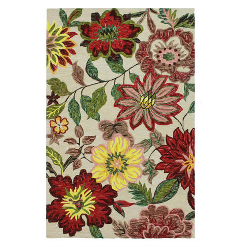 J.Elliot Home Lydia Rug 180x260cm Burgundy Multicolour