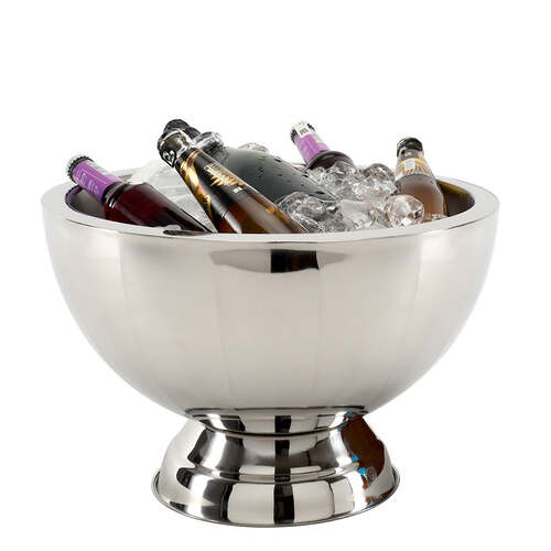 J.Elliot Home Dustin Champagne Bowl 48x48x33cm Silver