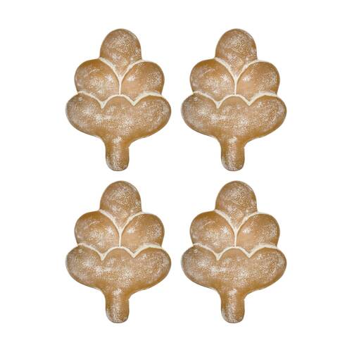 4PK J.Elliot Home Mara Nut Aluminium Serving Dish 18x13x3cm Terracotta