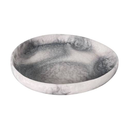 J.Elliot Home Orion Organic Resin Bowl 36.3x31.2x5cm Grey Stone Matt