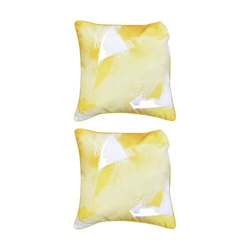 2PK J.Elliot Home Canvas Outdoor Cushion Pillow Household Decor 50x50x12cm Sun