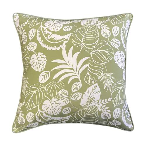 J.Elliot Home Tiana Outdoor Cushion Pillow Household Decor 50x50x12cm Olive