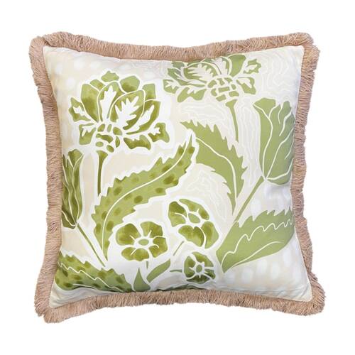 J.Elliot Home Renna Outdoor Cushion Pillow Household Decor 50x50x12cm Olive