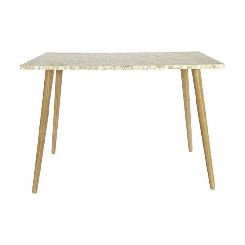 J.Elliot Home Elodie Pearl Console Table Furniture 93x40x73cm Natural