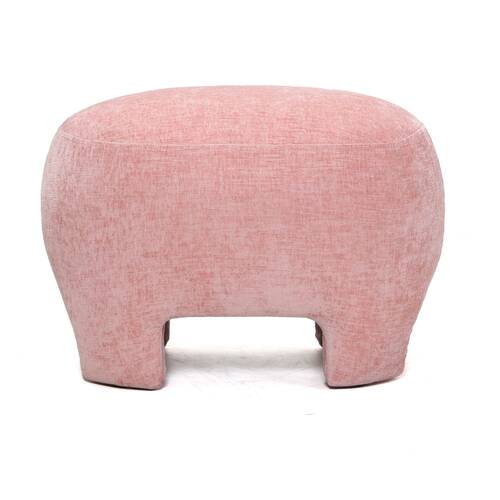 J.Elliot Home The Ceylon Ottoman Furniture 53x41x38cm Peach Rose