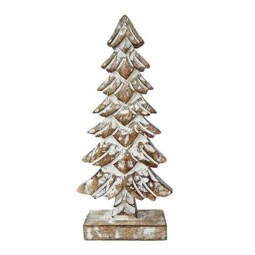 J.Elliot Home Grace Christmas Tree Decoration White & Natural