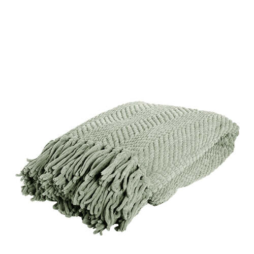 J. Elliot Home Louie Throw Blanket 130x160cm Green Mist