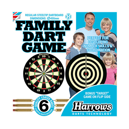 Harrows 2 In 1 Family Dart Game