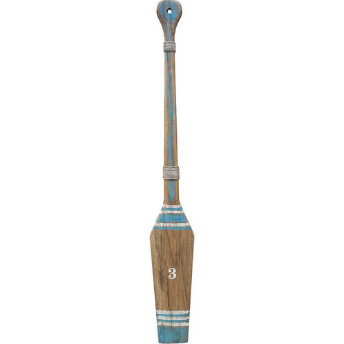 LVD Oar Large Rustic Home/Office Decor 90cm - Blue
