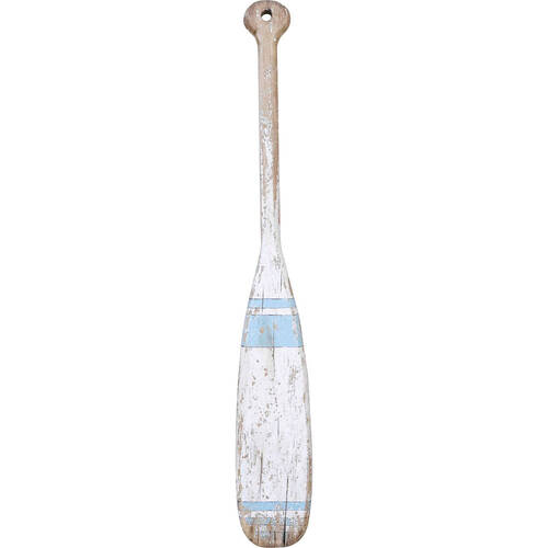 Lavida Oar Rustic Large Home/Office Decor 99x14cm - Blue/White