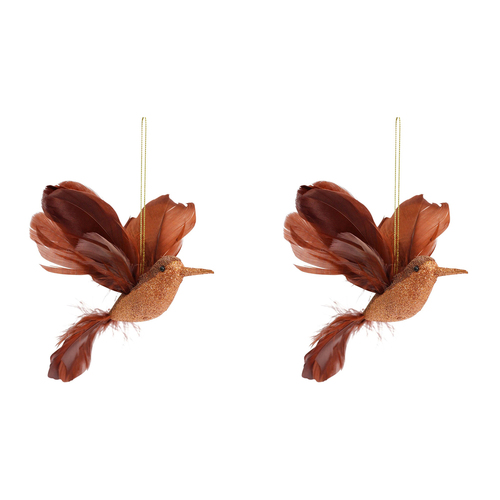 2PK LVD Wall Hanging Bird Ornament Home Decor 18x23cm - Sienna
