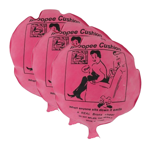 3PK Whoopee Cushion 30cm Assorted