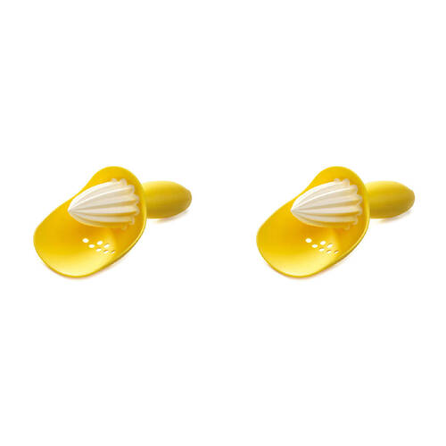 2PK Joseph & Joseph 17cm Catcher Citrus Reamer - Yellow