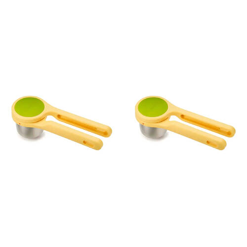 2PK Joseph & Joseph 24.5cm Helix Citrus Press - Yellow