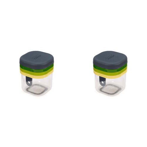 2PK Joseph Joseph Multi-Prep 12cm Mini Manual Chopper Slicer