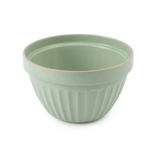 Jamie Oliver Big Love Proper Pudding and Mixing Bowl 1.5L Speckled Glaze Green 