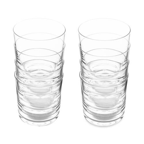 2PK 4pc Jamie Oliver Big Love Timless Top Tumbler Glass Set 320ml Clear