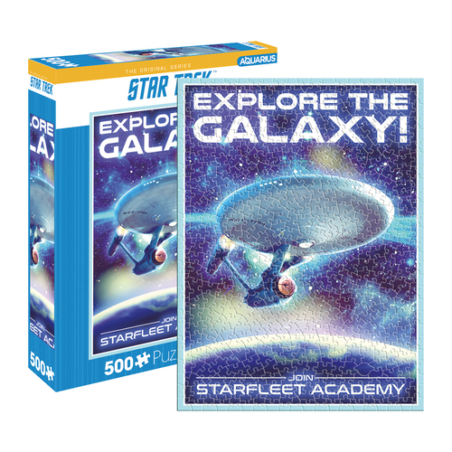 500pc Aquarius Star Trek Travel 35x48cm Jigsaw Puzzle 14y+