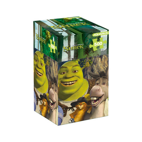500pc Aquarius Shrek Animated Movie Cardboard Puzzle 36x48cm 10y+
