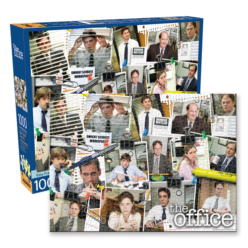 1000pc Aquarius 51x71cm The Office Cast Jigsaw Puzzle 14y+