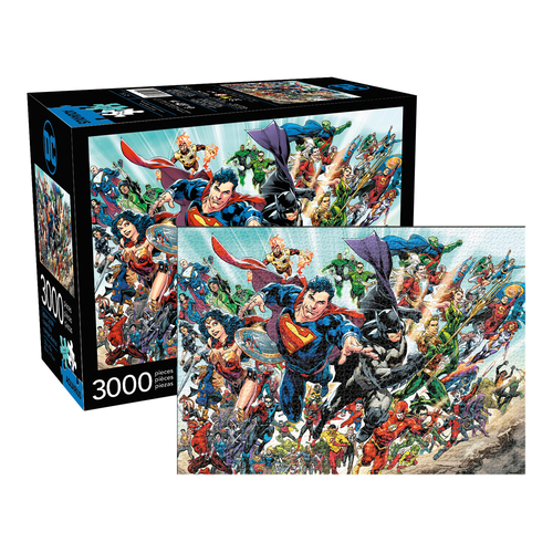 3000pc Aquarius DC Comics Cast 82x115cm Jigsaw Puzzle 14y+