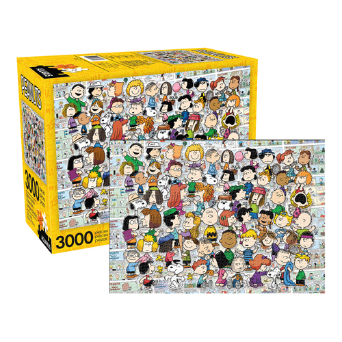 3000pc Aquarius Peanuts Cast Crew Kids Jigsaw Puzzle