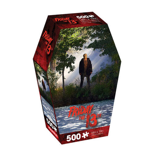 500pc Aquarius Friday The 13th Coffin Box Jigsaw Puzzle