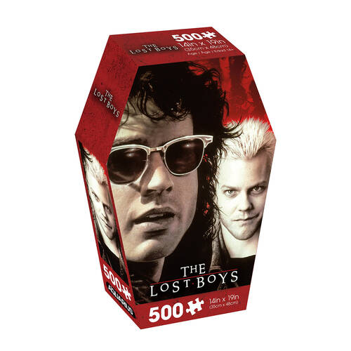 500pc Aquarius Lost Boys Coffin Box Cardboard Jigsaw Puzzle 35x48cm 10y+