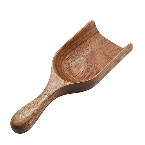 Essen Acacia Wood Scoop 21x8x4cm Durable Natural Kitchen Tool Brown