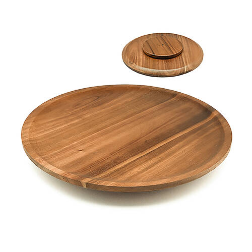 Essen Acacia Wood LazySusan 36x6 Lazy Susan Dinnerware/Serveware Brown
