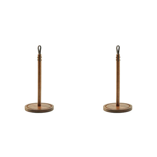 2PK Essen Acacian Towel Holder 15x33 Wood Acacia wood Kitchen Organisers Beige
