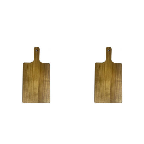 2PK NF Living Acacia Wooden ChopBoard 29x14 Serving Board Kitchen Gadgets Brown