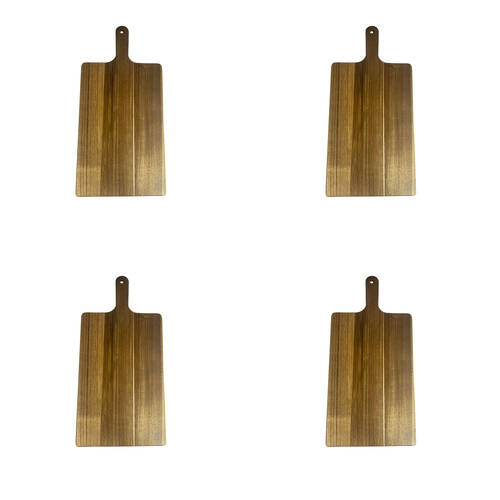 4PK NF Living Acacia Wooden ChopBoard 35x17 Serving Board Kitchen Gadgets Brown
