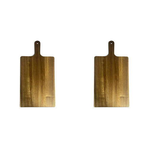 2PK NF Living Acacia Wooden ChopBoard 45x22 Serving Board Kitchen Gadgets Brown