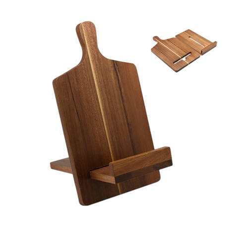 NF Living Acacia Wood Stand 18x25x33 Kitchen Rustic Design Accessories Brown