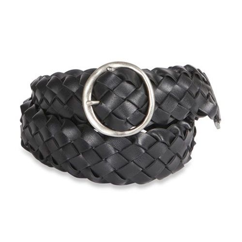 Jessica Simpson Size S/M Women's Basket Weave Hip Belt Black