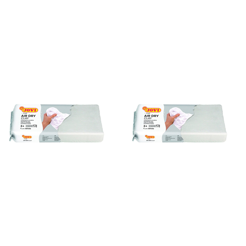 2PK Jovi Air Dry Clay Bar 1000g Kids/Childrens Play Toy White 3+