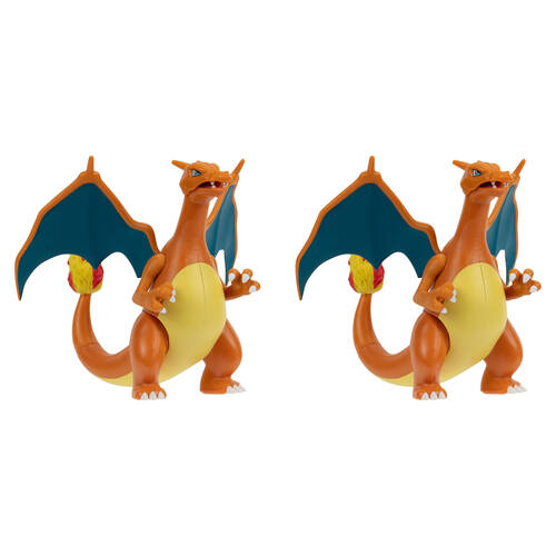 2PK Pokemon 4.5in Feature Figures Battle Kids/Children Toy 4y+ Assorted