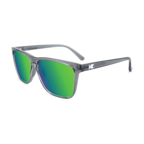 Knockaround Fast Lanes Sport Sunglasses Polarised UV400 Grey/Green Moonshine