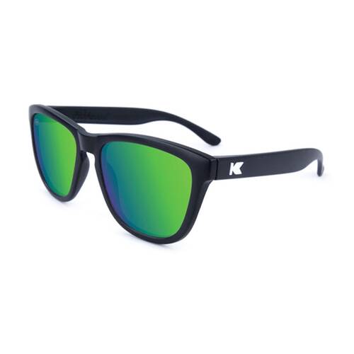 Knockaround Premiums Sunglasses Polarised UV400 Black/Green Moonshine