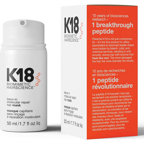 K18 Biomimetic Hairscience Leave-In Molecular Repair Hair Mask 50ml