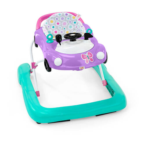 Bright Starts Little Speedster 3 In 1 Sports Car Baby Walker Purple Power