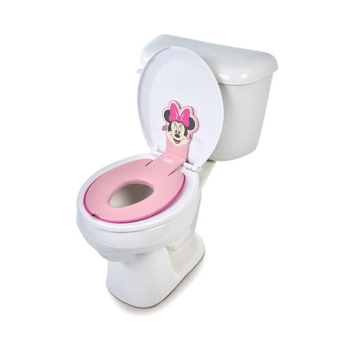 Disney Junior Minnie Mouse Flip & Sit Potty Seat Kid's Toilet Training Tool Pink